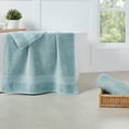 thumbnail image 5 of Trident Soft N Plush 2 Piece Cotton Highly Absorbent, Super Soft Bath Towel Set, Blue, 5 of 9