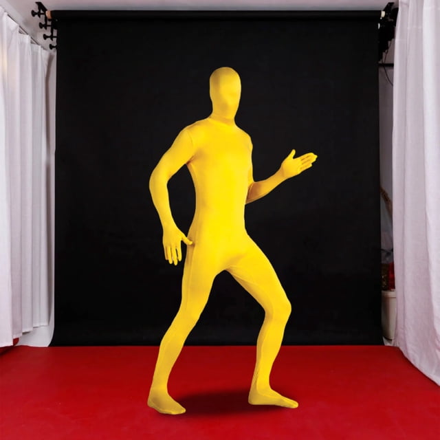 RKSTN Jum Psuit Ninja Invisible Tights 135-145cm Yellow Kitchen Gadgets