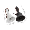 thumbnail image 2 of RUNROTOO 2pcs Cast Iron Bell Handheld Bell for Pet Training and Garden Use, 2 of 8