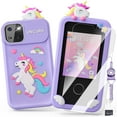thumbnail image 1 of Toy Phone Luyiilo Kids Smart Unicorn con cámara de 10 MP para 16 juegos, 1 of 7