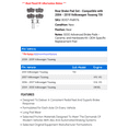 thumbnail image 2 of Rear Brake Pad Set - Compatible with 2004 - 2010 Volkswagen Touareg TDI 2005 2006 2007 2008 2009, 2 of 2