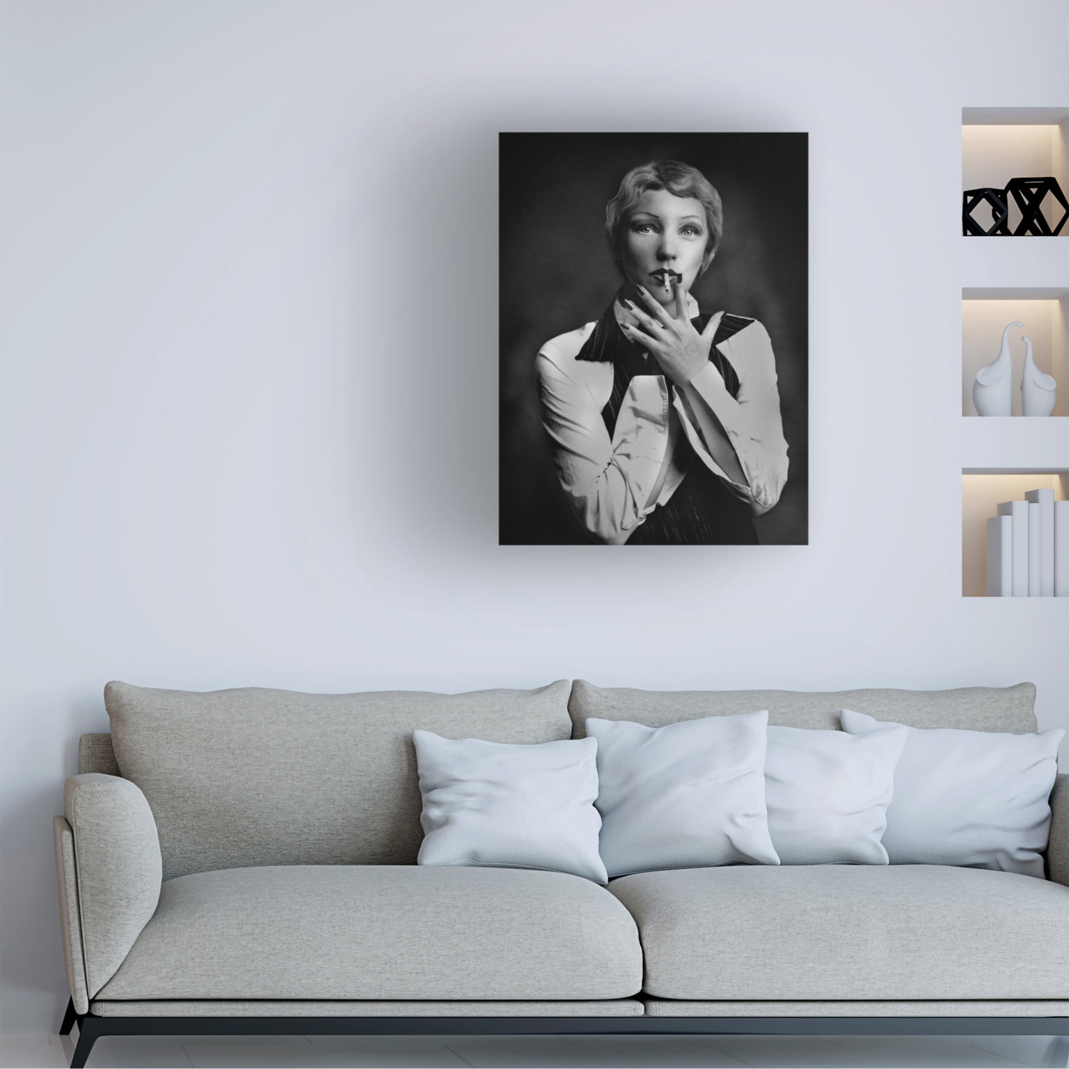 Canvas Wall Art - Giordano Affolti 'Vintage Corset' Wall Art for Living Room, Bedroom, or Office Décor by Trademark Fine Art - 14 x 19 Inches