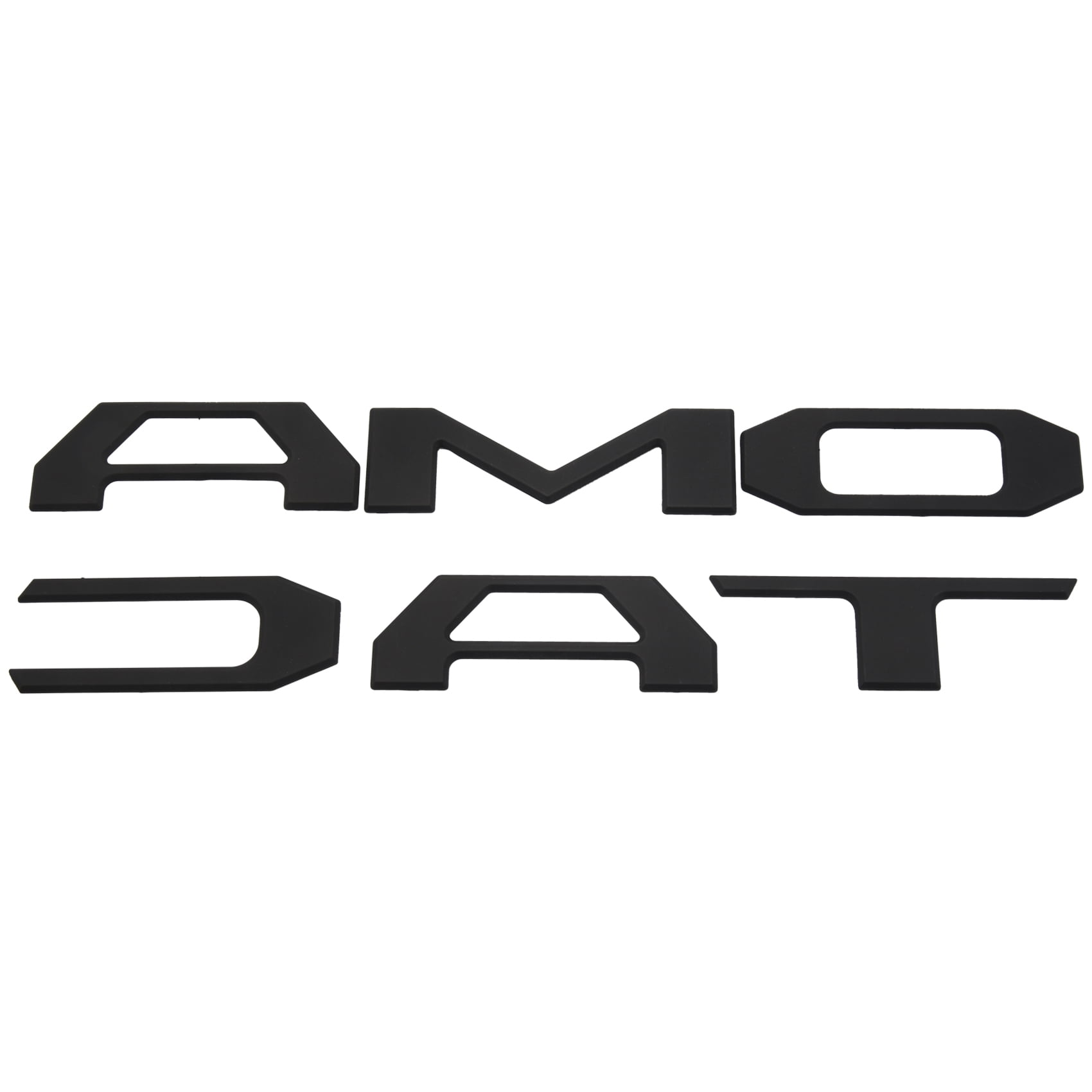 MATTE BLACK TailgateFX Emblem Raised Lettering TOYOTA TACOMA 2016-2020 TAILGATE INSERT MATTE BLACK TailgateFX Emblem Raised Lettering TOYOTA TACOMA 2016-2020 TAILGATE INSERT