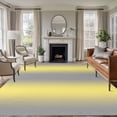 thumbnail image 3 of Yellow Grey Stripes Area Rug 5x7 FT, Non Slip Bedroom Throw Carpet, Modern Minimalist Solid Gradient Washable Soft Floor Carpet Non-Shedding Rug for Dining Room Bedside Classroom Desk, 3 of 9