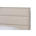 thumbnail image 4 of Baxton Studio Lit Rembourré en Tissu Beige Taille Simple, 4 of 8