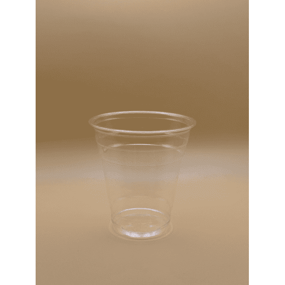 12OZ PET Plastic Cold Clear Cups, Recyclable & Disposable - 50CT