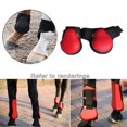 thumbnail image 4 of 2 protectores de tendones para caballos, protectores para patas delanteras y traseras. M Hind, 4 of 9