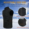 thumbnail image 2 of Heated Vest for Women with 11 Zone Heating, Waist Size Adjustable Heated Jacket Men for Winter Outwear( Power Bank Sold Separately), 2 of 7