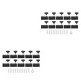 thumbnail image 4 of Riwesomey Conveniente y confiable Cerradura de seguridad para ventana corrediza Cerradura de puerta liviana reutilizable Seguridad Type1 NO1, 4 of 6
