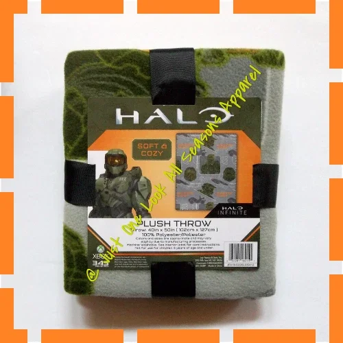Halo Throw Blanket 40"X 50" Gray