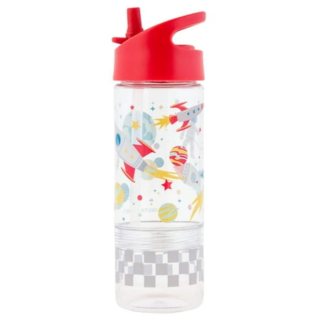 Stephen Joseph SIP and Snack Bottle, Bottle 350ml + Snack Cup 104ml, Butterfly, Space