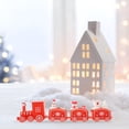 thumbnail image 3 of OUNONA Décor Robuste de Train de Noël Rouge pour Fête des Fêtes Intérieure et Présentation sur Table, 3 of 6