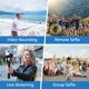 thumbnail image 3 of Selfie Stick, trípode retráctil de 40 pulgadas para teléfono con  remoto inalámbrico y luz, trípode portátil para selfie stick para fotografía, transmisión en vivo, grabación de video, 3 of 8