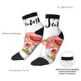 thumbnail image 4 of Uemuo Hello Summer Gnome Printed Crew Socks, Moisture-Wicking Socks, Athletic Socks for Men Breathable Cushion Socks Casual Sport Socks for Running Traveling, 4 of 6