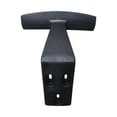 thumbnail image 2 of Brazo giratorio para silla de oficina, negro, orificios de montaje estándar, cómodo, fácil de ensamblar, repuesto ergonómico para sillas de, 2 of 5