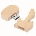 thumbnail image 3 of Clé USB Mémoire Stockage U Disque Érable Forme Guitare Électrique pour Windows/OS X CM11042, 3 of 8
