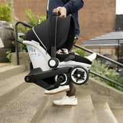 Evenflo Shyft DualRide Infant Car Seat and Stroller Combo w Carryall Storage & Extended Canopy , Moonstone