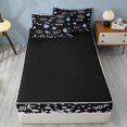 thumbnail image 4 of Homewish Spooky Animal Zipper Queen Comforter Set with Fitted Sheet and 2 Pillowcases for Kids, Happy Halloween Pumpkin Zipper Bedding Set, 4 of 7
