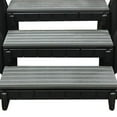 thumbnail image 5 of Confer Plastics 36” 3 Signature Spa Step with Curved Handrails, Gray/Black, 5 of 5