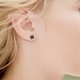 thumbnail image 4 of unbranded 5 Pares Aretes Masculinos Y Femeninos Con En Negro Pendientes Decorativos, 4 of 8
