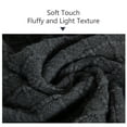 thumbnail image 4 of Flxxie Acrylic Knitted Throw Blanket with Decorative Tassel Couch Bed Sofa, 51" x 67", Dark Gray, 4 of 5