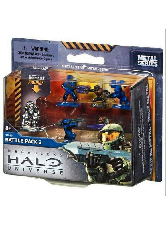 Mega Bloks Halo Metal Series Battle Pack 2 Set #97035