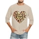 thumbnail image 1 of Blusas y camisas de manga larga con cuello redondo para hombre, blusa informal con cuello redondo y manga corta, blusa estampada de poliéster para hombre., 1 of 3