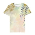 thumbnail image 4 of Tops For Women Trendy Summer Sexy Going Out Tops For Women LaceyGraphic Tshirts Shirts For Women PlusBlack Blouses For Women Button UpPlain T Shirts For Women Cotton Pack, 4 of 4
