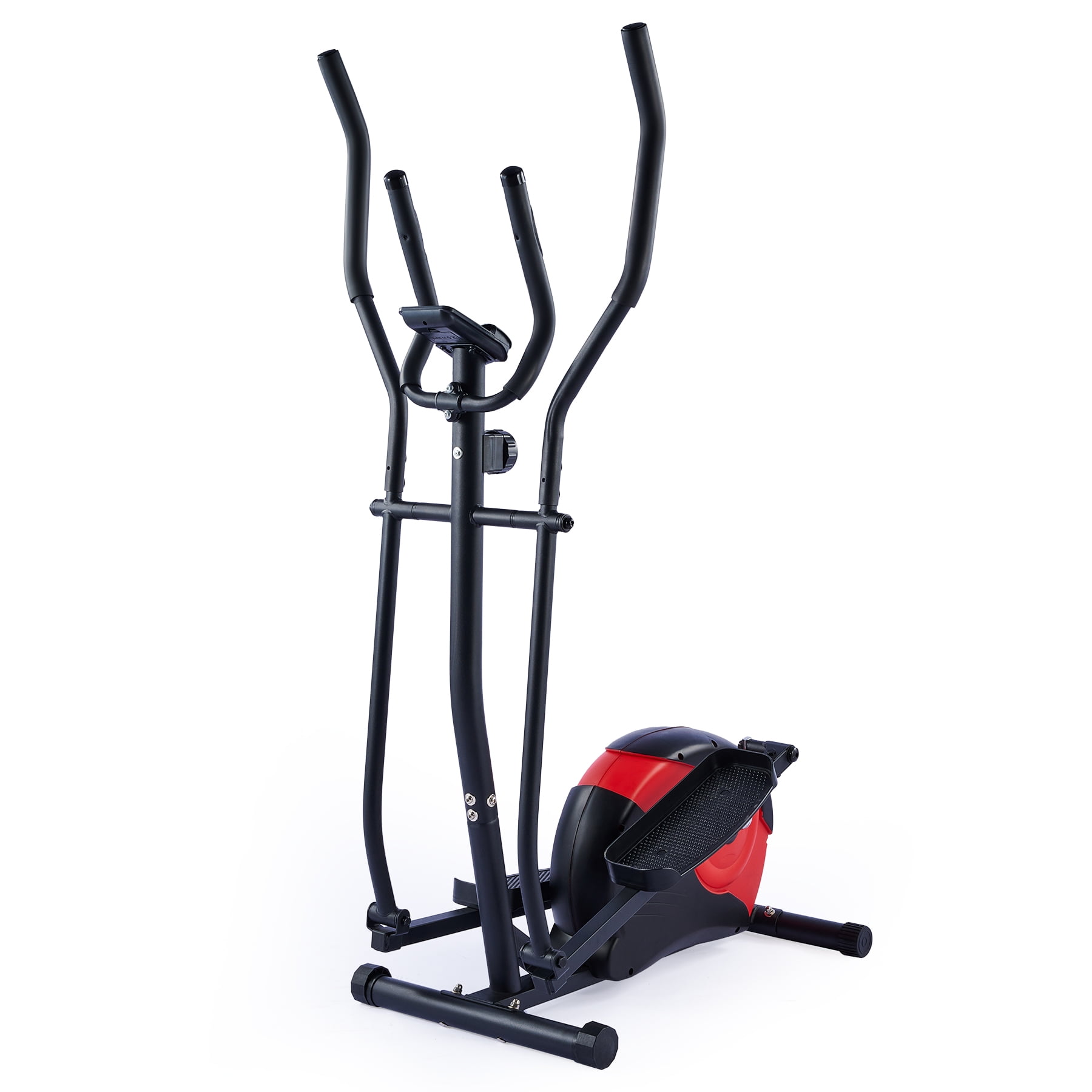 Magnetic Elliptical Trainer w Heart Rate Monitor LCD Display for Home Gym 120kg Walmart
