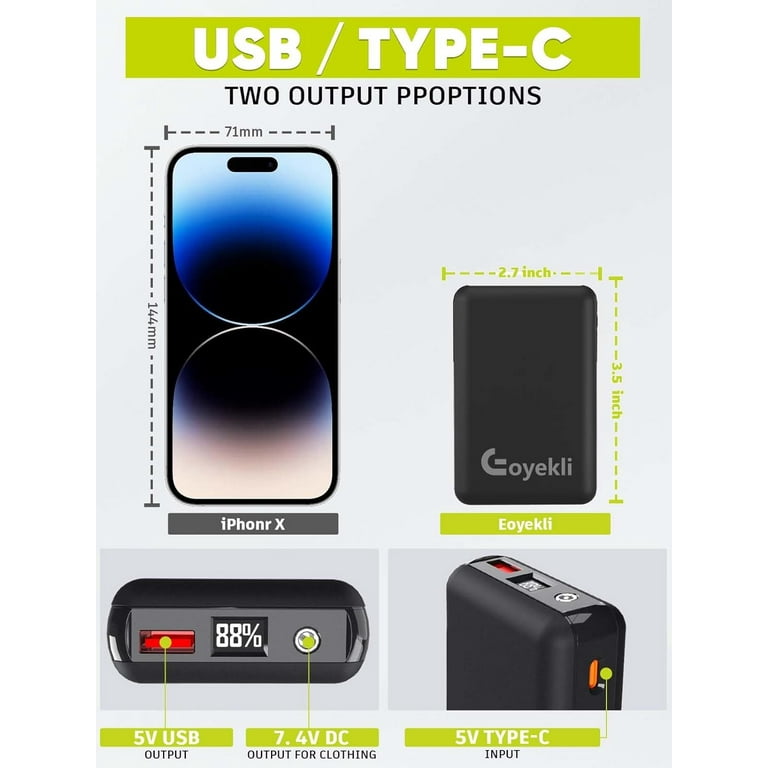 Powerbank voor Health Care TecSupreme verwarmde en massagedeken Powerbank voor Health Care TecSupreme verwarmde en massagedeken