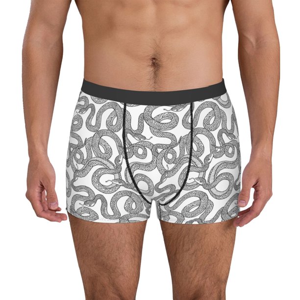 Fotbe Snake Calzoncillos Tipo Boxer con Bolsa de Soporte Total para Hombre, X-Temp Fresco, Transpirable y de Secado Rápido-X-Large