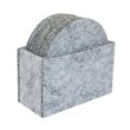 thumbnail image 1 of Yuarrent Posavasos de fieltro para taza con aislamiento térmico de 8 Uds., posavasos para el hogar, mantel decorativo de forma redonda Almacenamiento y organización del hogar gris claro Yuarrent HA5498-01B, 1 of 1
