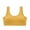 Yellow, variant on ZHENHONG Large Size Gathered Non Ring Women's Underwear Thin Of Threaded Sports Yoga Anti Bra Comfortable Bottoming Beauty Tank Tops Wireless Bras for Women