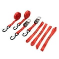 5 Meter Red Cargo Tie Down Strap 1763lb Pull Strength Secure Ratchet Bundle Tension Pressing