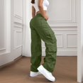 thumbnail image 5 of Baggy Sweatpants for Women Wide Leg Y2K Casual Elastic High Waisted Workout Sweat Pants with Pockets Fall Outfits, 5 of 6