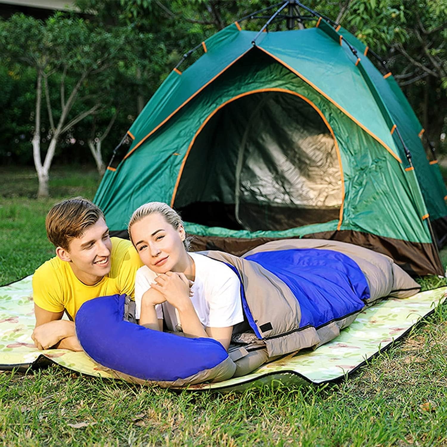 Sleeping Bags for Adults Children Comfortable 3 Season Spring Autumn Winter Sleeping Bag Thickened Sleeping Bag for Camping Hiking Outdoor