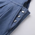 thumbnail image 5 of Jean Bell Bottom Pants for Women High Waist Women Jean Jumper Pants Pants Women's Bib Denim Pants Rompers Bib Jumpsuits Long Fashion Women's Jeans New Boyfriend, 5 of 5