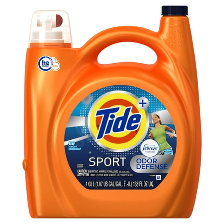 Tide Plus Febreze Sport Odor Defense HE Turbo Clean Liquid ...