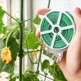 thumbnail image 4 of FOAUUH Garden Twist Tie, 3 Roll (164FT,328FT,656FT), Green Cable Ties with Cutter, Reusable Garden Plant Ties, Green Twist Ties, 4 of 6