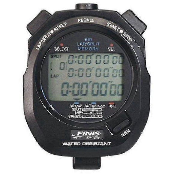 Stopwatch 3x-100m Memory Black