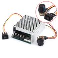 thumbnail image 1 of 10V-55V 40A DC PWM Contrôleur, Contrôleur de Vitesse de Moteur, Régulateur Inverseur de Direction avec Affichage Numérique, Fréquence de Commande 15KHz, 1 of 8