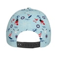 thumbnail image 6 of Balery Baseball Cap Adjustable Size for Running Workouts and Outdoor Activities All Seasons Dad Hat(Sailboats Anchors), 6 of 9