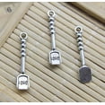 thumbnail image 5 of U8MO 12~50pc Retro Mini Love Shovel Alloy Charms Pendant Jewelry Making DIY 30*6mm-50pcs, 5 of 8