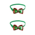 thumbnail image 2 of Methold Collares para mascotas Corbata para perro Multicolor Surtido Corbata para perrito pequeño Adorable Decoraciones navideñas trenzadas de moda Type2 NO2 Methold CBP383780, 2 of 5