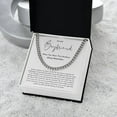 thumbnail image 3 of To My Boyfriend Gift, Gifts For Boyfriend Cuban Link Chain Necklace Standard Box, 3 of 3