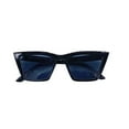 thumbnail image 3 of Empire Cove Square Cat Eye Sunglasses Trendy Retro Shades UV Protection Black, 3 of 5