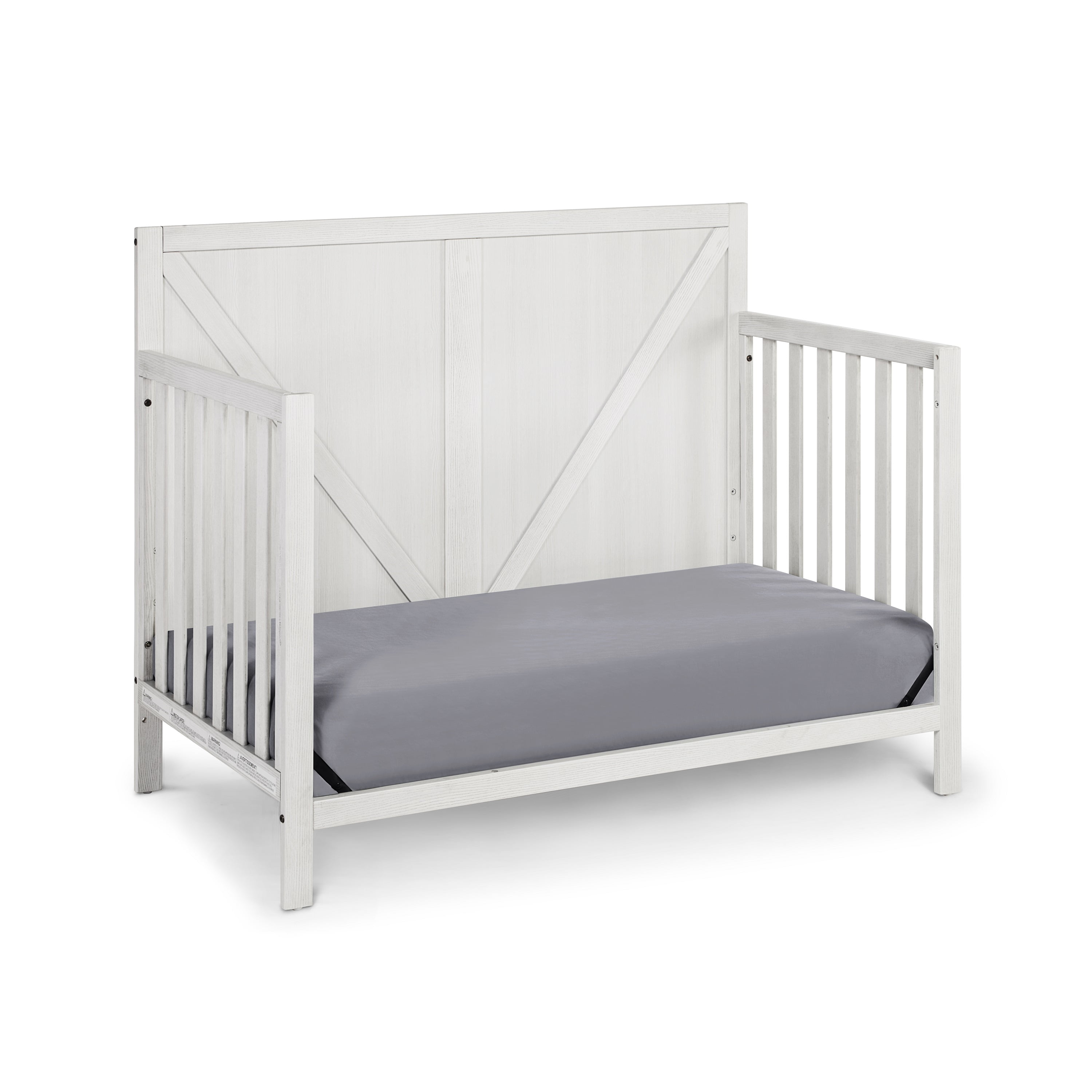 Suite Bebe Barnside Lifetime 4-in-1 Crib, Washed Gray