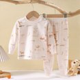 thumbnail image 2 of NOLDARES Boys Pajamas Cotton Truck Pjs Toddler 2 Piece Sleepwear Kids Winter Clothes Set 6-12 Months 12-24 Months 2t 3t 4t 5t 6t 7t 8t 9t Children,Pink,1-2 Y, 2 of 5