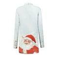 thumbnail image 4 of DDAPJ pyju Christmas Gifts 2025 Women's Long Sleeve Open Front Cardigan Funny CUte Xmas Print Duster Cardigan on Sale Light Gray XXL, 4 of 6