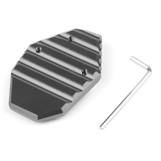 Gray Kickstand Sidestand Extension Plate Pad For 10-18 KAWASAKI Versys 650 KLX250